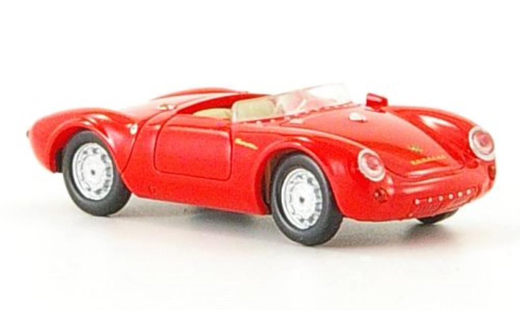 Porsche 550 1/87 Ricko Spyder rood 1953 modelauto