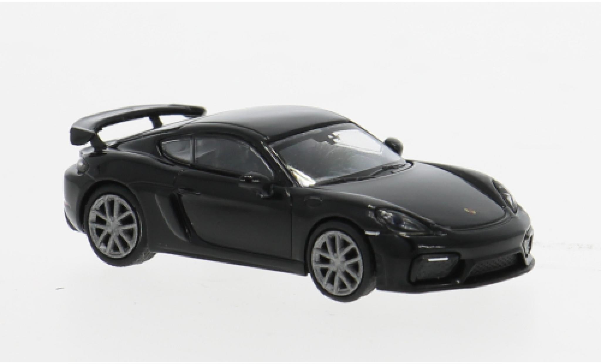 Porsche Cayman GT4 1/87 Minichamps 718 zwart 1:87 modelauto