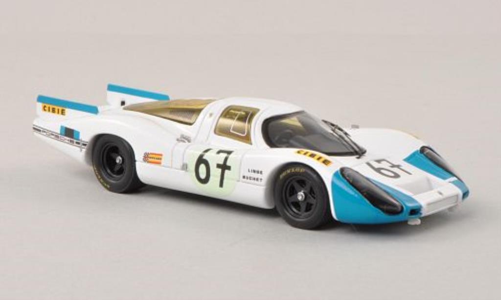 Porsche 907 1/43 Spark No.67 24h Le Mans 1968 /H.Linge modelauto