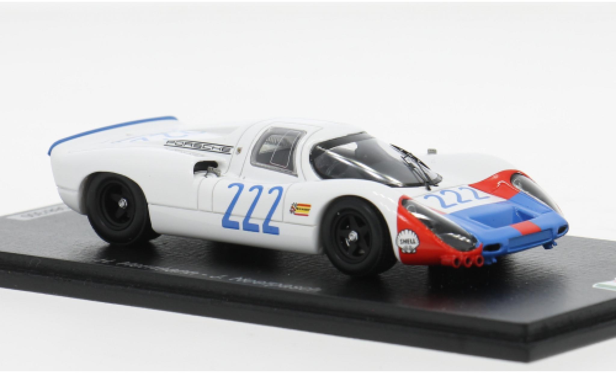 Porsche 907 1/43 Spark Targa Florio 1968 #222 H.Hermann/J.Neerpasch 1:43 modelauto