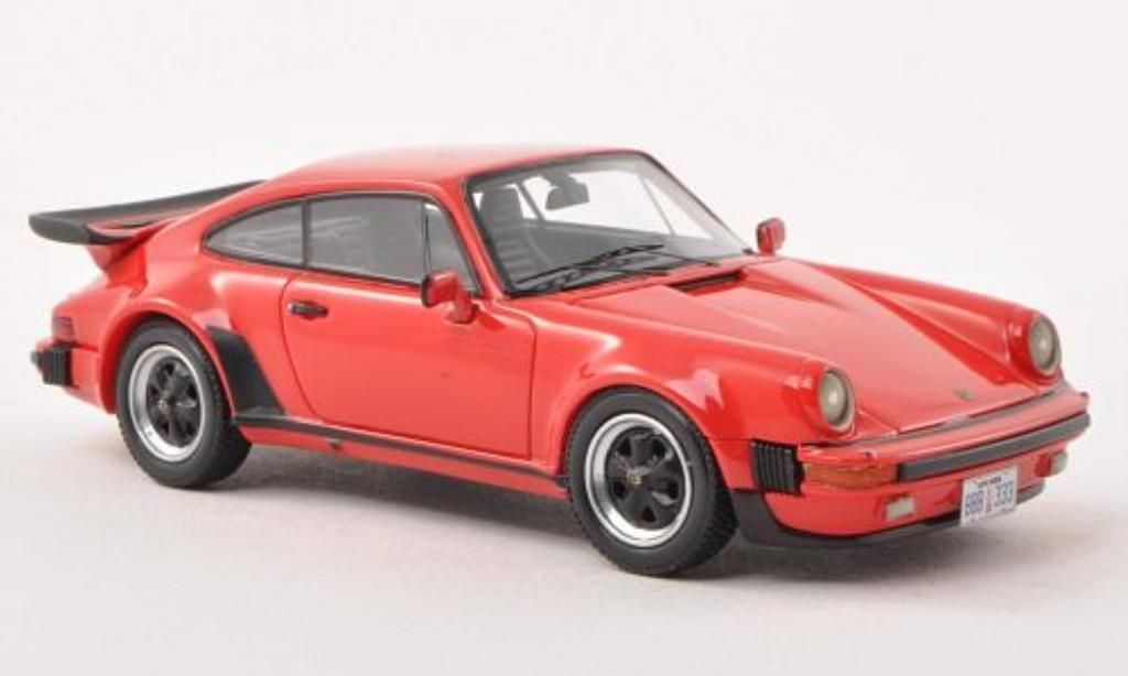 Porsche 930 Turbo 1/43 Neo () Turbo USA rood 1980 modelauto