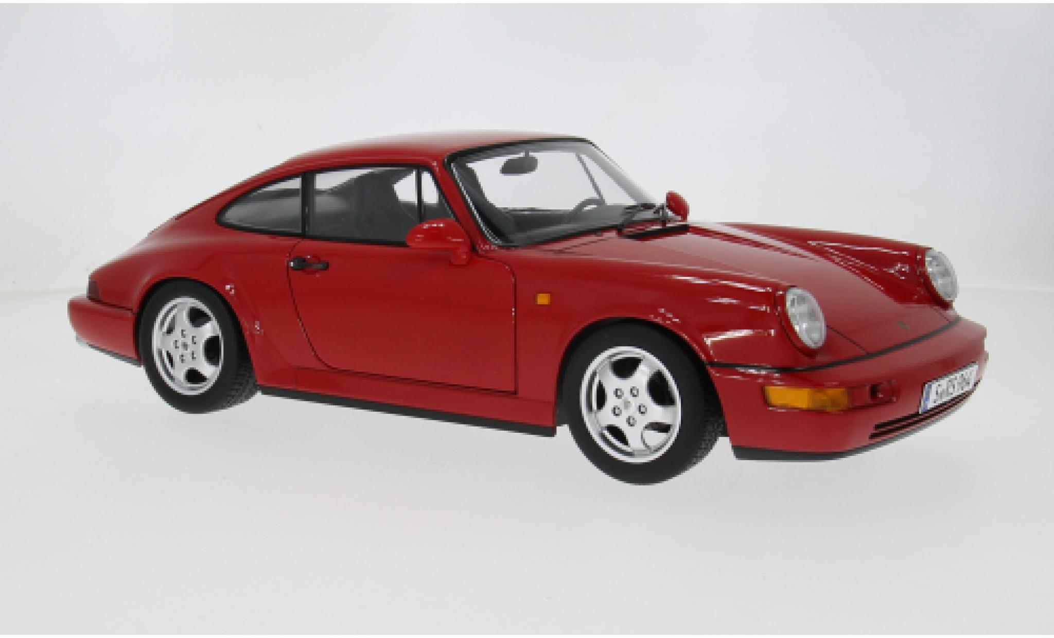 Porsche 964 1/12 KK Scale 911  RS rood 1992 1:12 modelauto