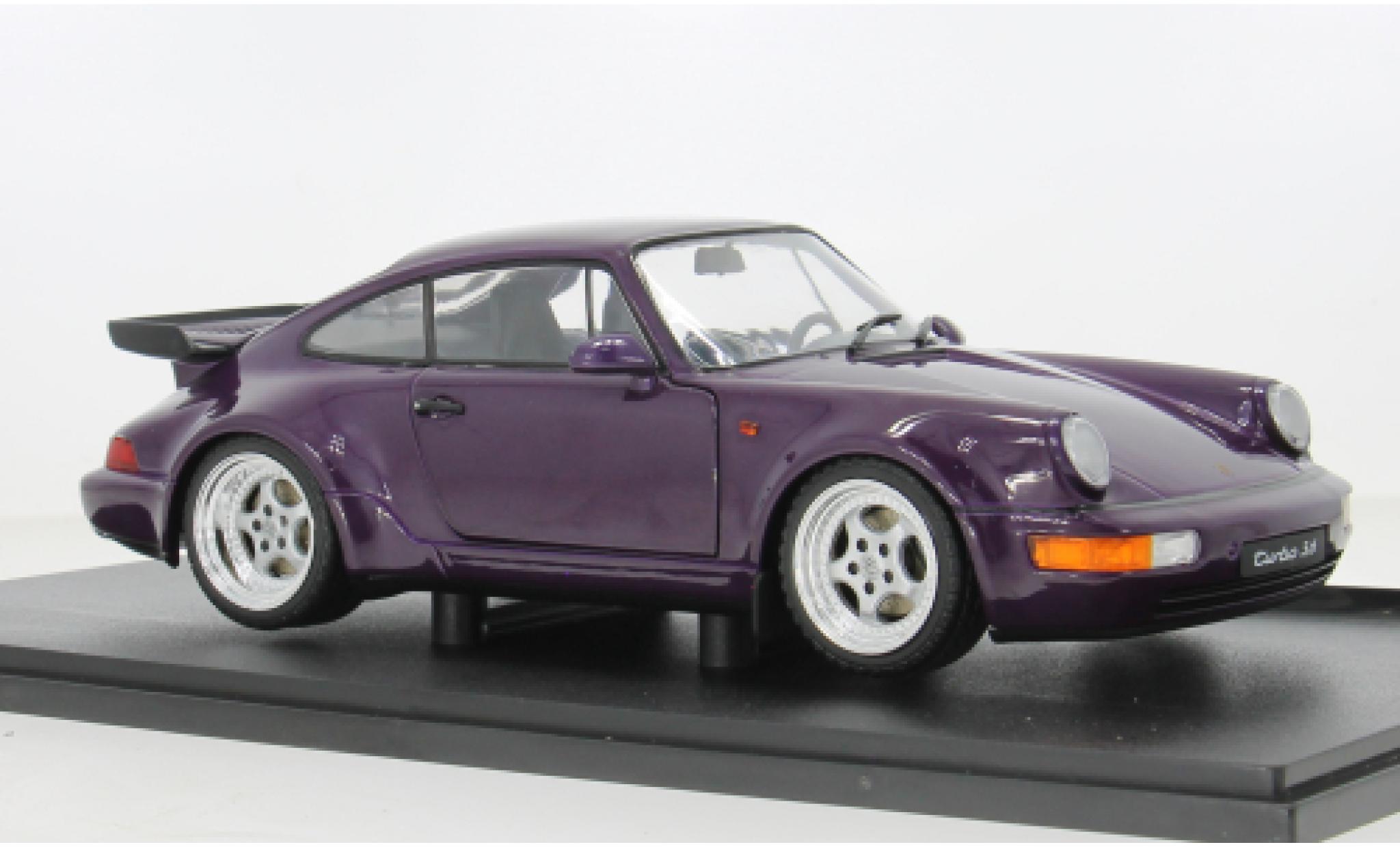 Porsche 964 Turbo 1/18 Solido 911  paars 1:18 modelauto