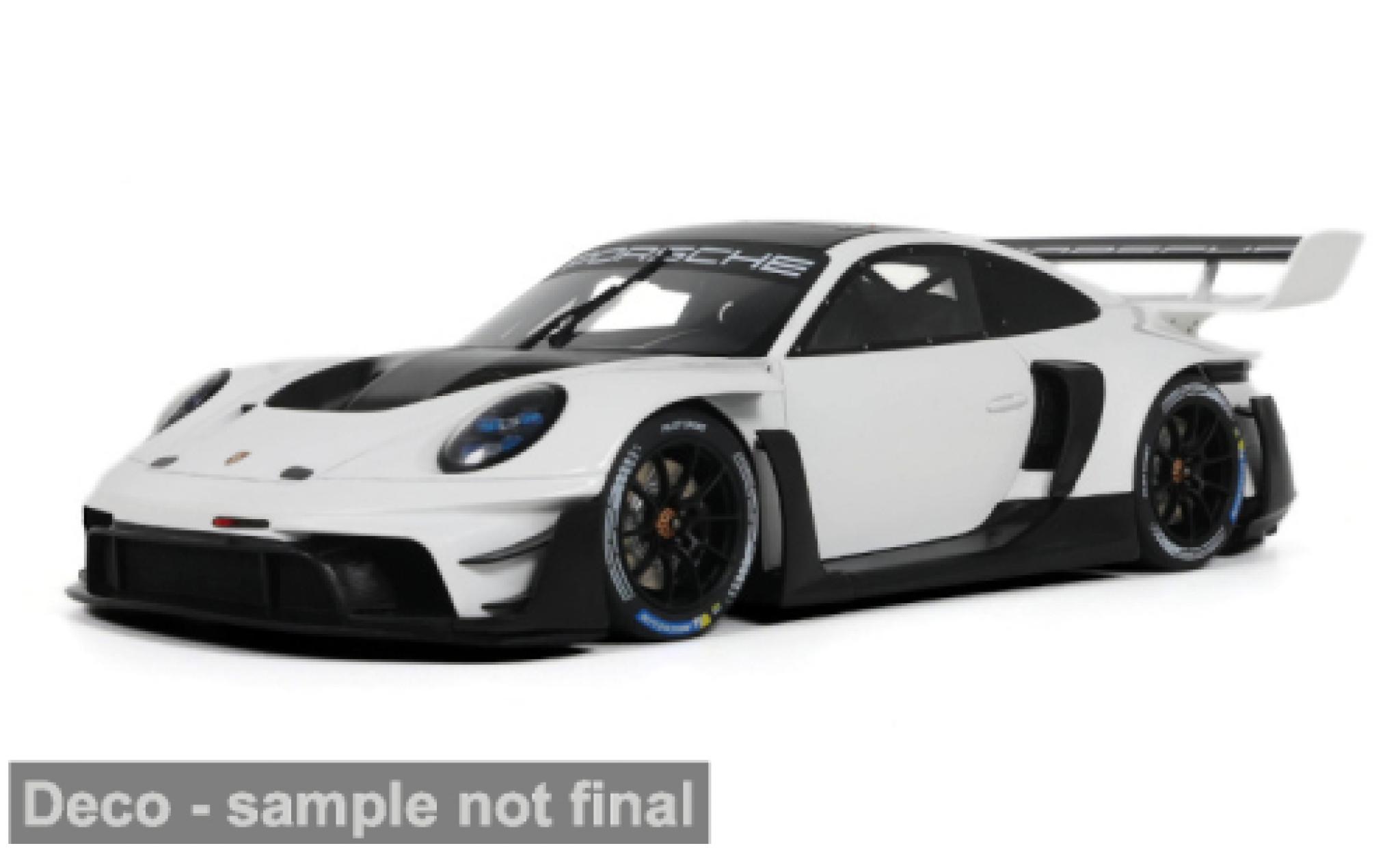 Porsche 991 GT3 R 1/18 GT Spirit 911 (.2) wit/zwart 2023 1:18 modelauto