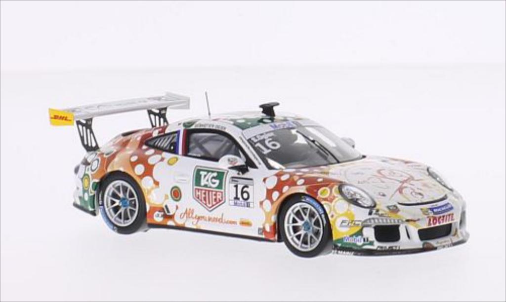Porsche 991 GT3 Cup 1/43 Spark GT3 Cup No.16 TAG Heuer Supercup Monaco 2013 modelauto