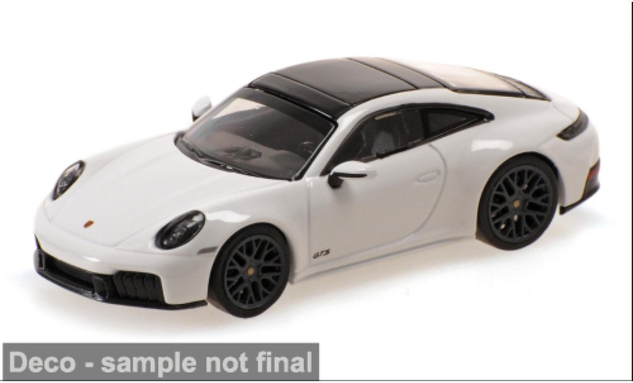 Porsche 992 GTS 1/64 Minichamps 911 (.2) Carrera wit 2025 1:64 modelauto