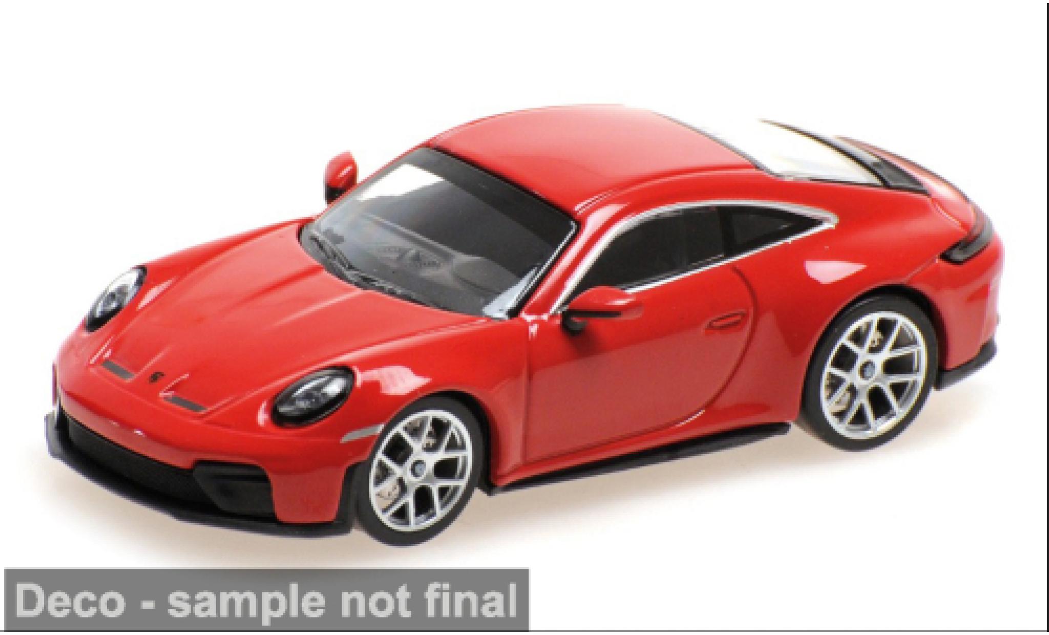 Porsche 992 GT3 1/64 Minichamps 911 (.2) Touring rood 2025 1:64 modelauto