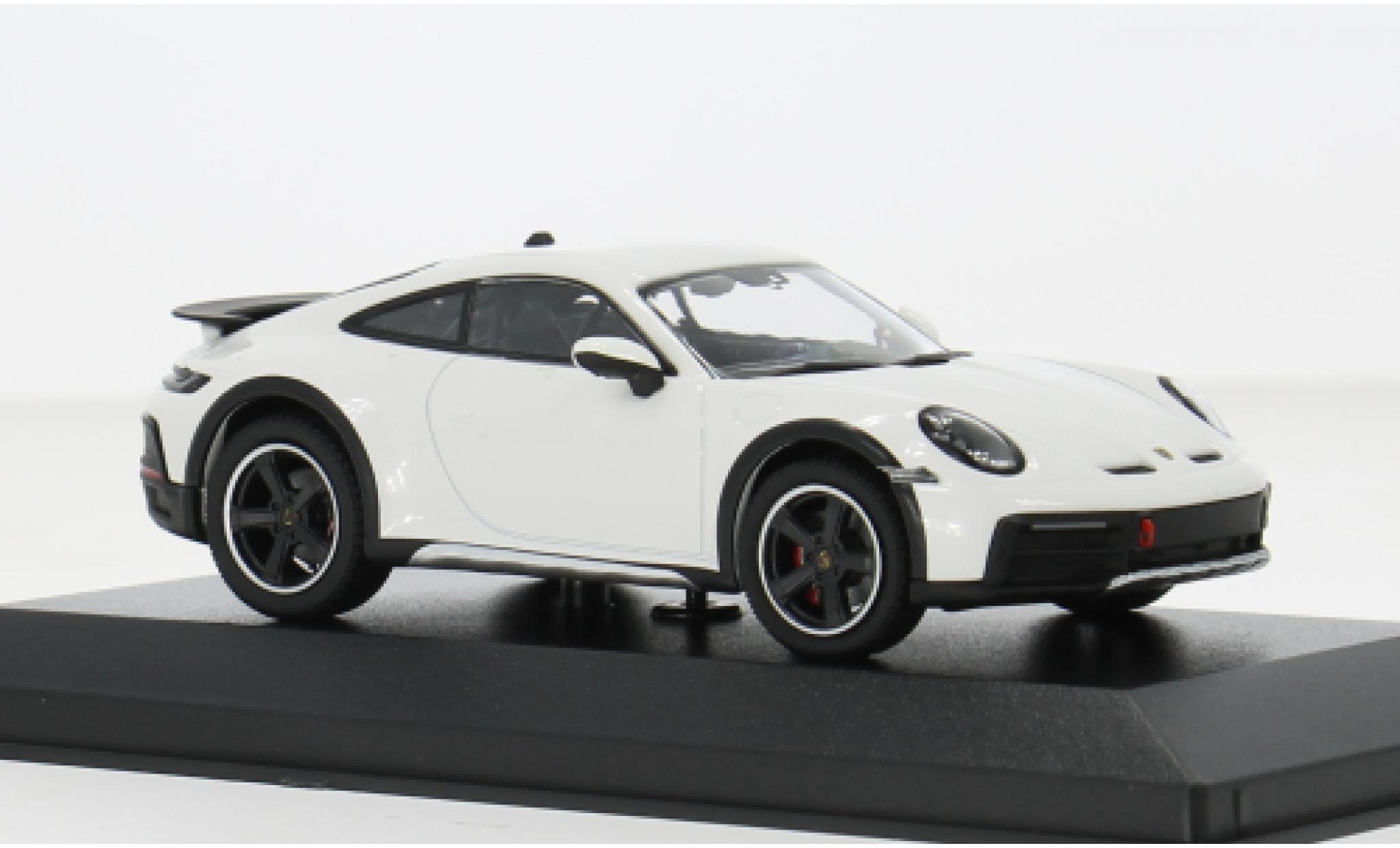 Porsche 992 1/43 Minichamps 911  Dakar wit 2022 1:43 modelauto