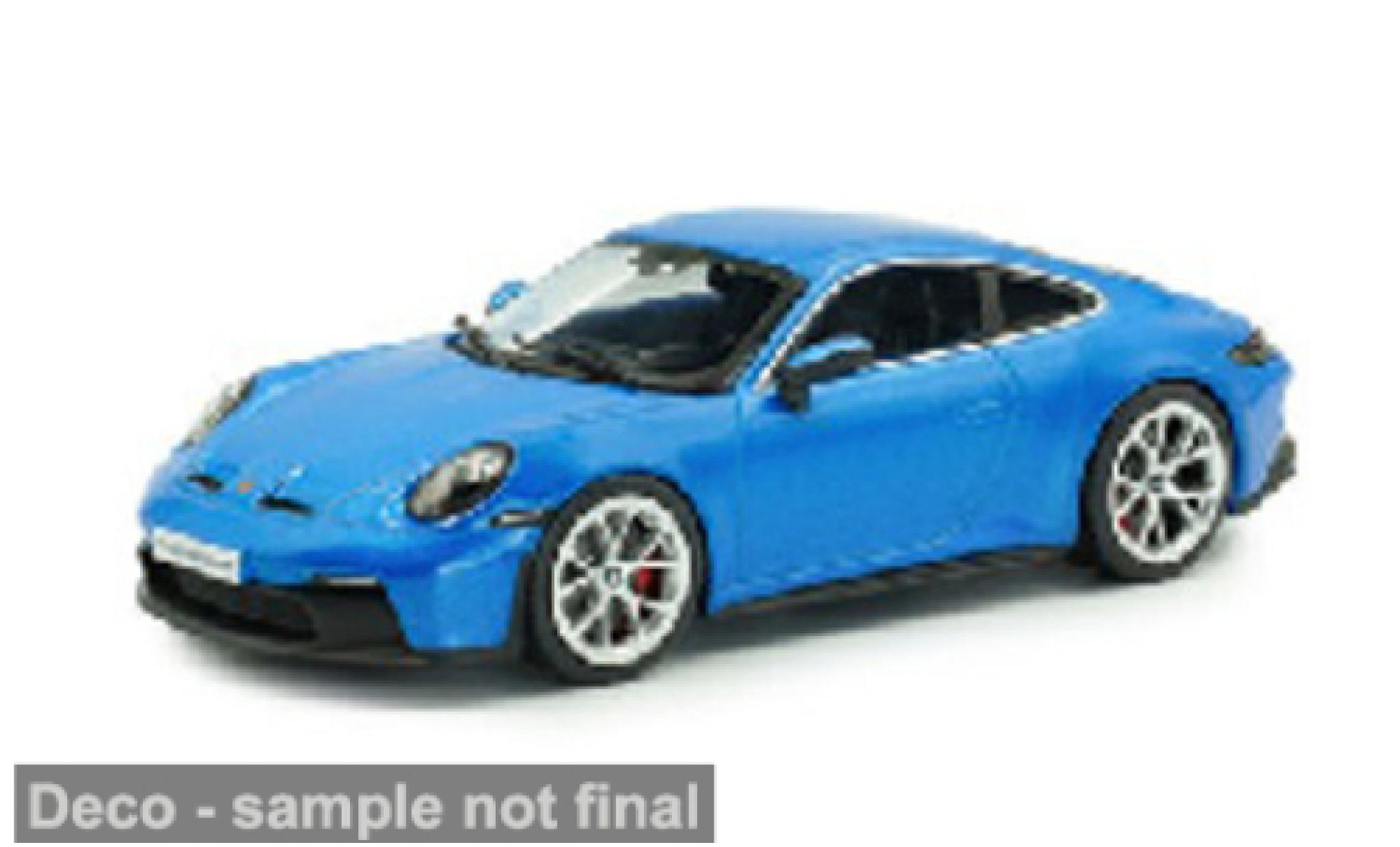 Porsche 992 GT3 1/43 Solido 911  blauw 1:43 modelauto