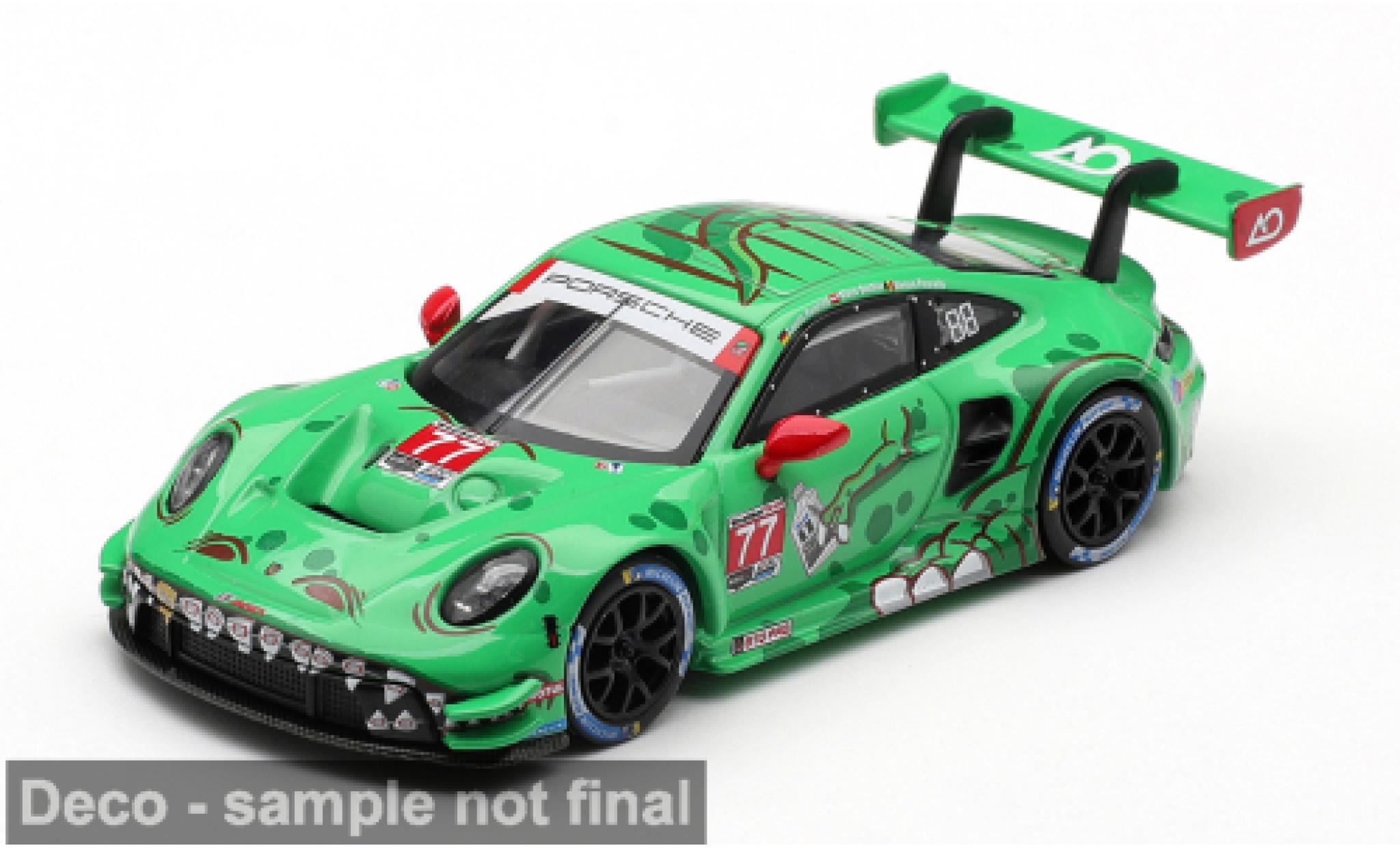 Porsche 992 GT3 R 1/64 Mini GT 911  12h Sebring 2025 AO Racing #77 1:64 modelauto