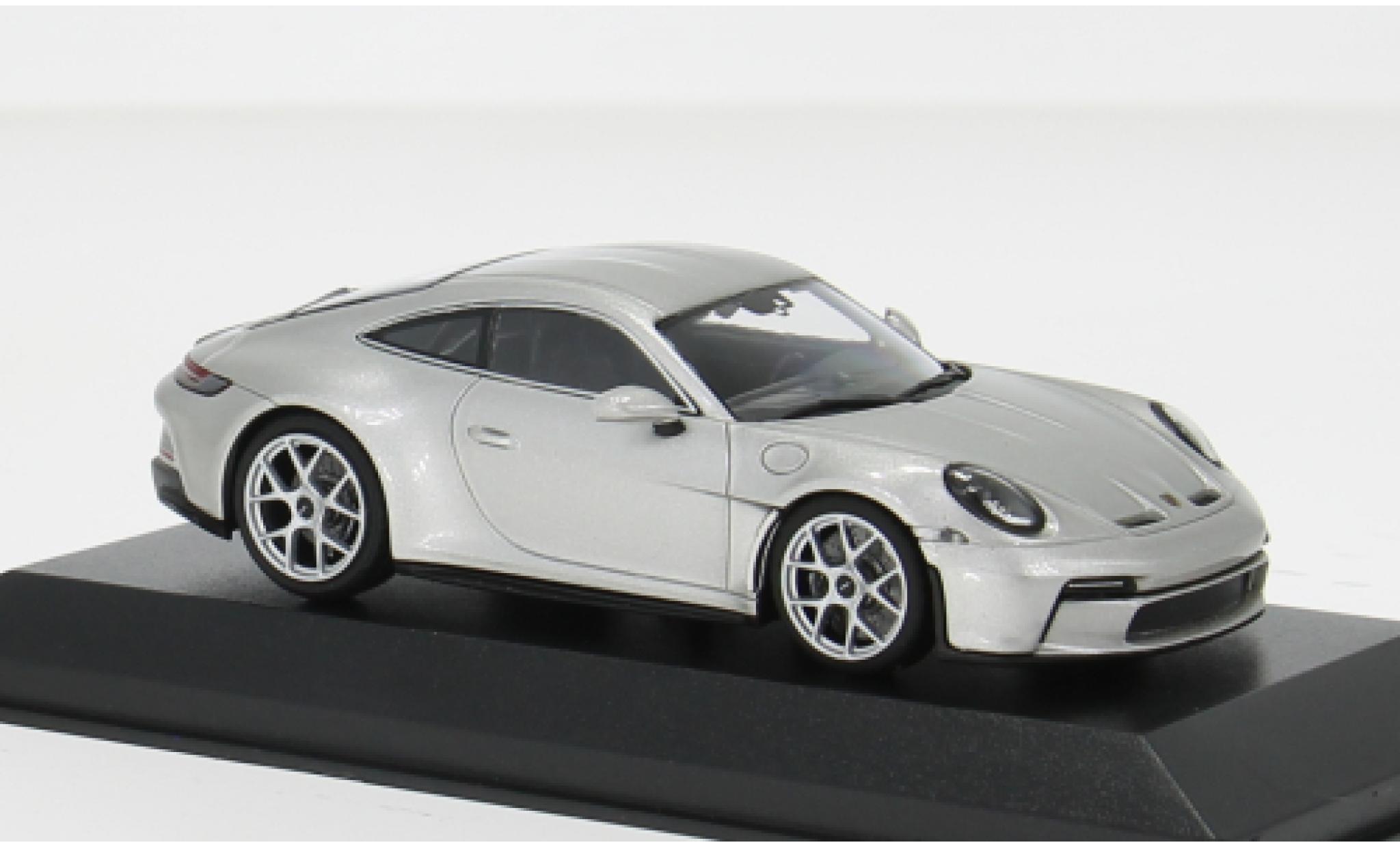Porsche 992 1/43 Minichamps 911  S/T grijs 2023 1:43 modelauto