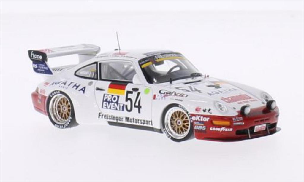 Porsche 993 Turbo 1/43 Spark Bi-Turbo No.54 Freisinger Motorsport 24h Le Mans 1995 /M.Ligonnet modelauto
