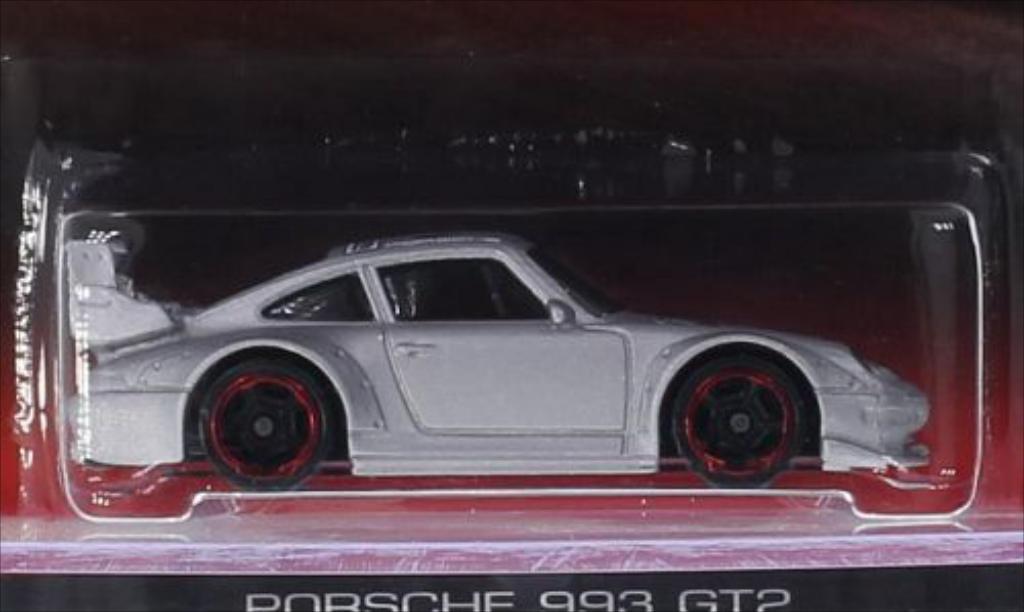 Porsche 993 GT2 1/64 Hot Wheels GT2 No.19 modelauto