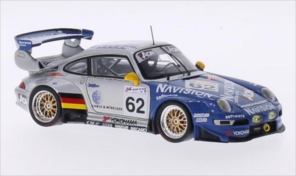 Porsche 993 GT2 1/43 Spark GT2 No.62 Roock Racing Navision 24h Le Mans 1999 /A.Ahrle modelauto