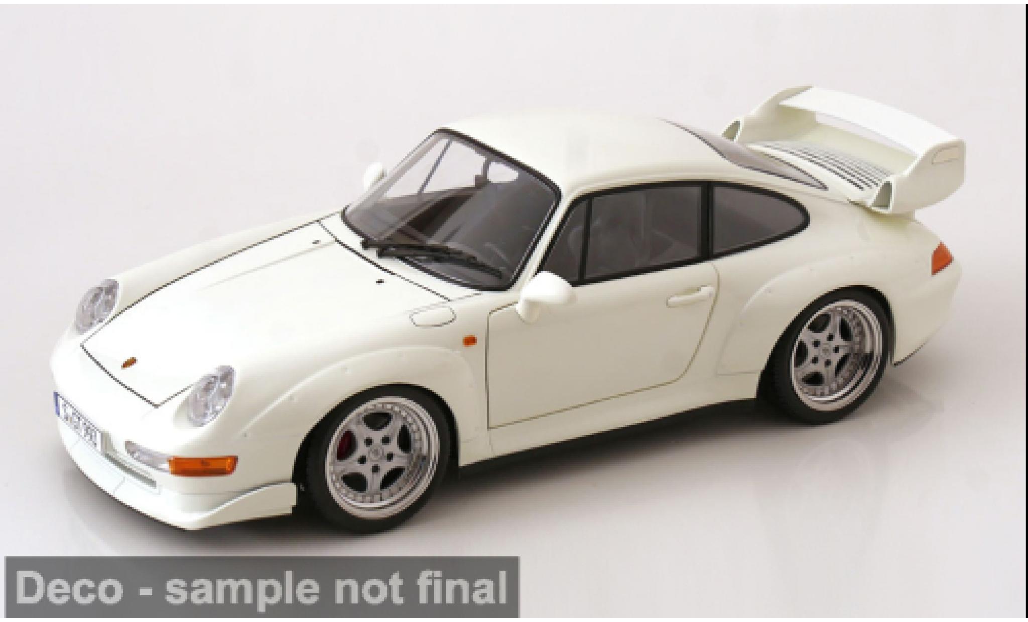 Porsche 993 GT2 1/12 KK Scale 911  wit 1996 1:12 modelauto