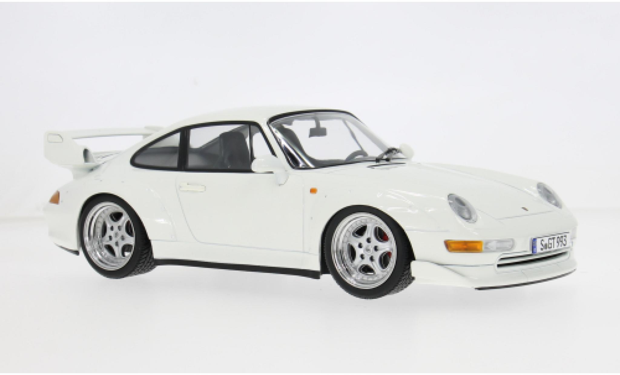 Porsche 993 GT2 1/18 KK Scale 911  wit 1996 1:18 modelauto