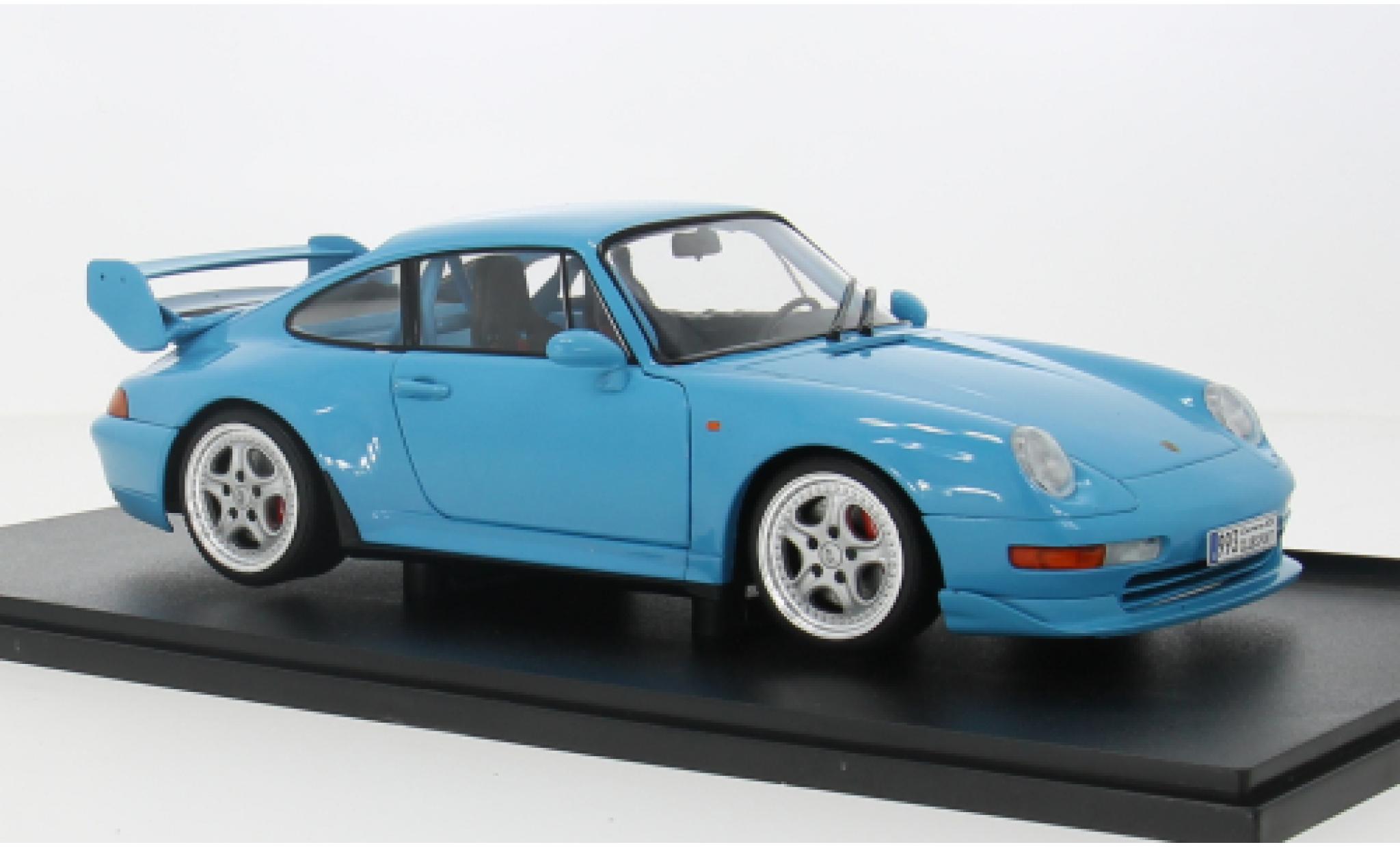 Porsche 993 1/18 Solido 911  RS C blauw 1:18 modelauto
