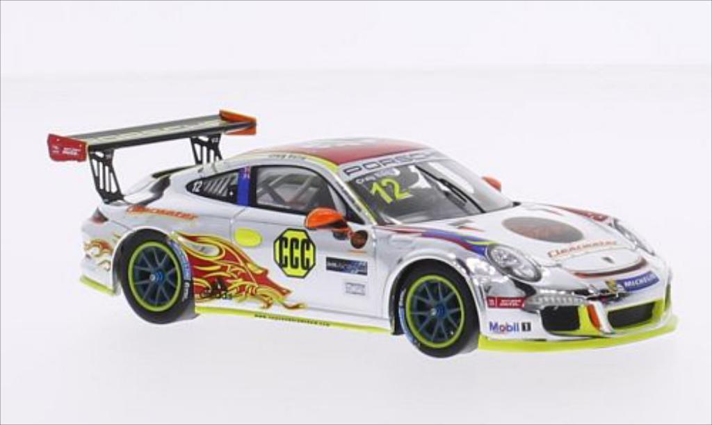 Porsche 997 GT3 CUP 1/43 Spark GT3 Cup No.12 Clearwater Racing Carrera Cup Asia 2015 modelauto