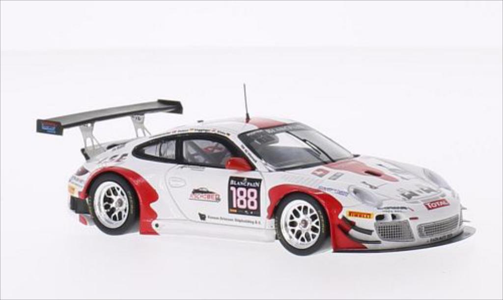 Porsche 997 GT3 1/43 Spark GT3 R No.188 Fach Auto Tech 24h Spa 2014 /S.Dolenc modelauto