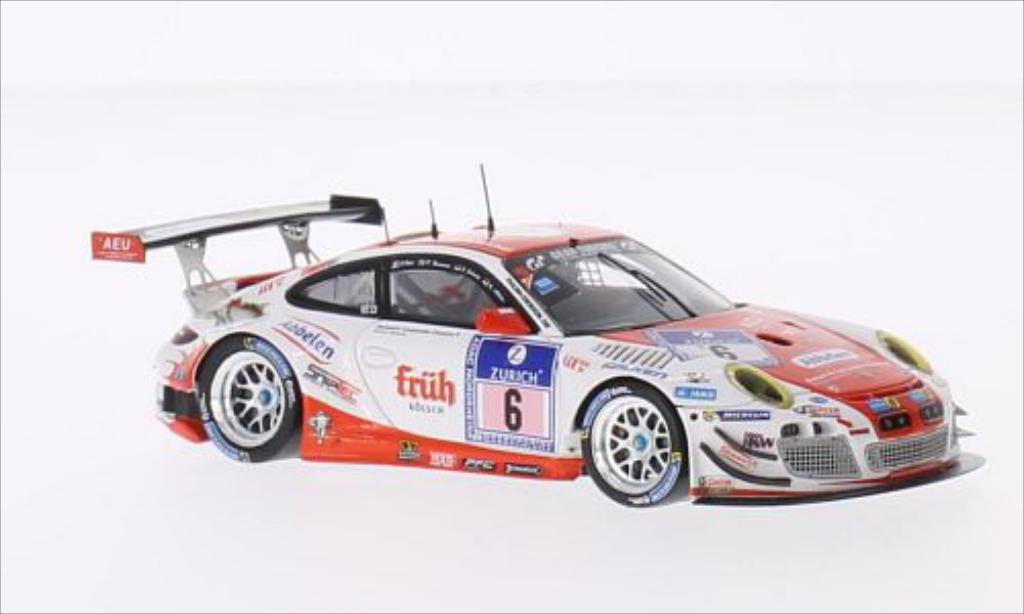 Porsche 997 GT3 1/43 Spark GT3 R No.6 Frikadelli Racing Team Fruh Kolsch 24h Nurburgring 2014 /P.Pilet modelauto