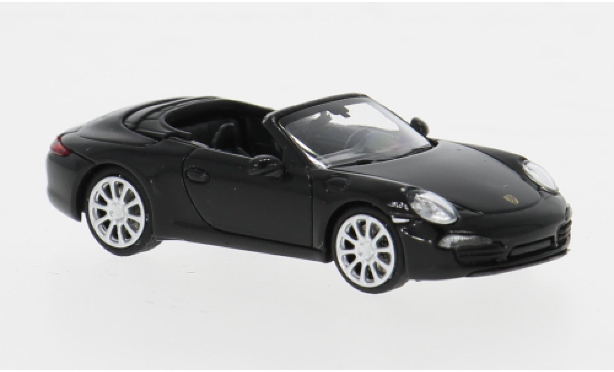 Porsche 991 1/87 Minichamps 911 Cabriolet zwart 2012 1:87 modelauto