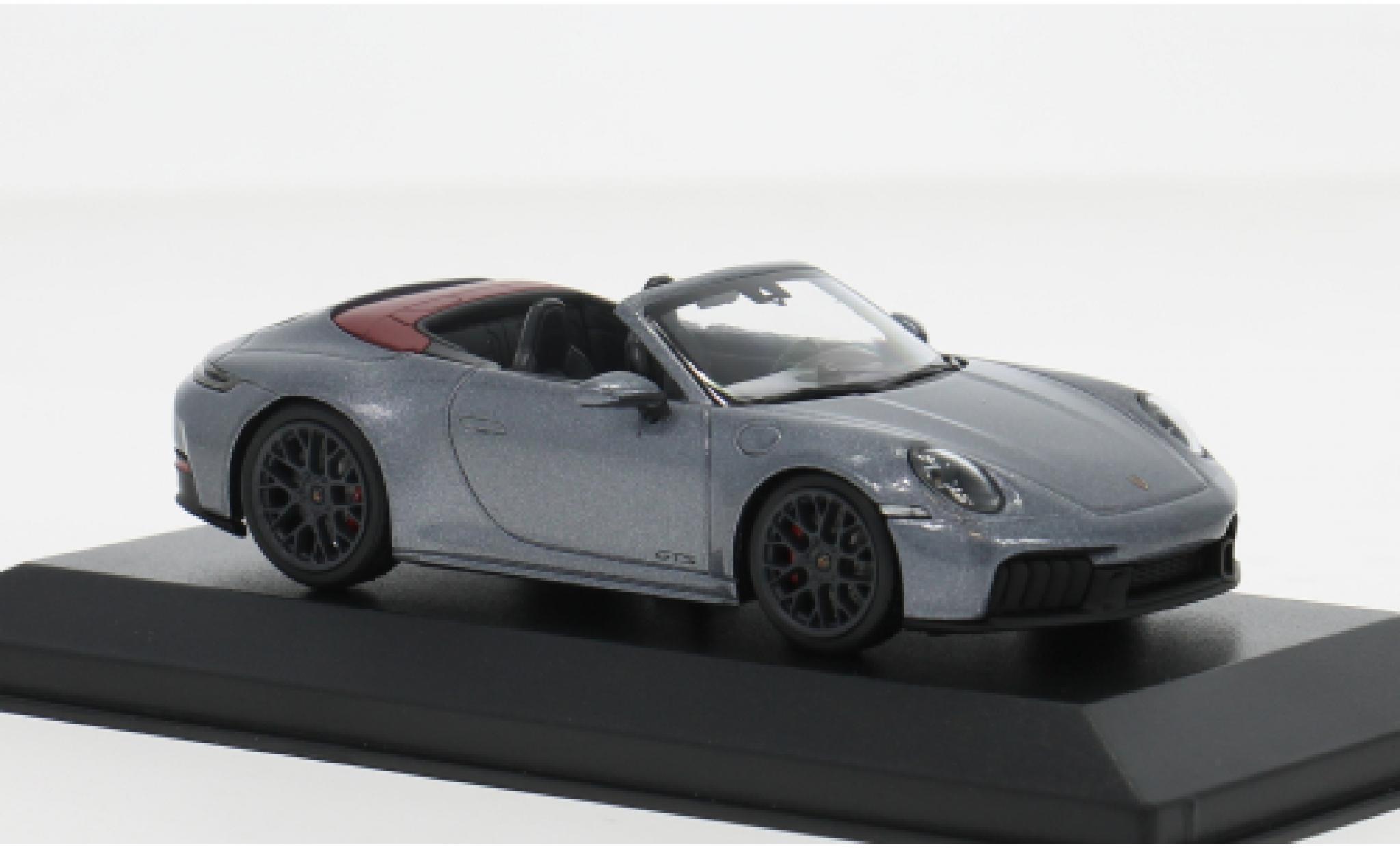 Porsche 911 1/43 Minichamps Carrera GTS Cabriolet grijs 2024 1:43 modelauto