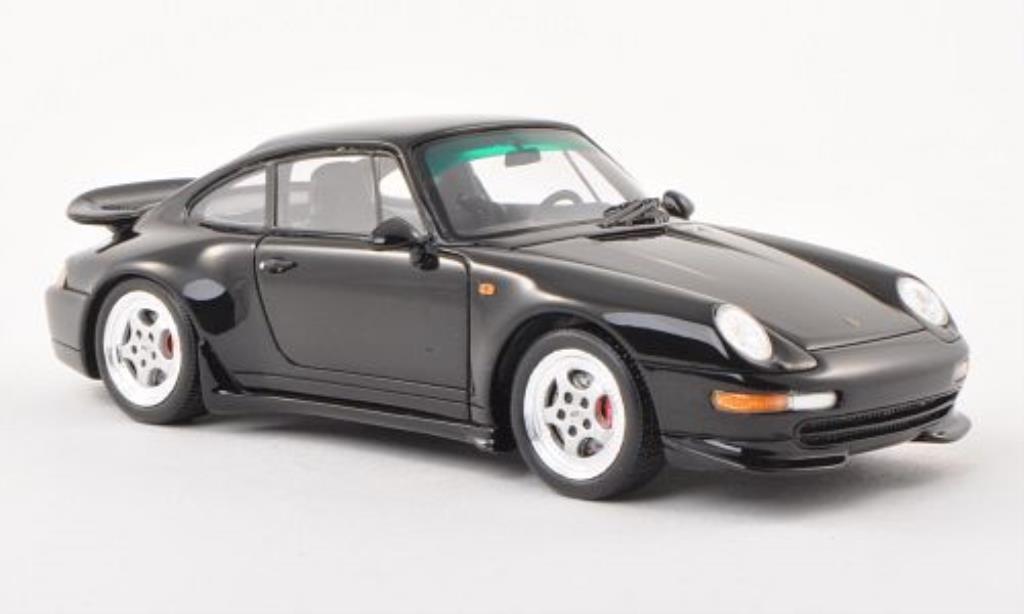 Porsche 993 S 1/43 Spark Carrera zwart 1995 modelauto