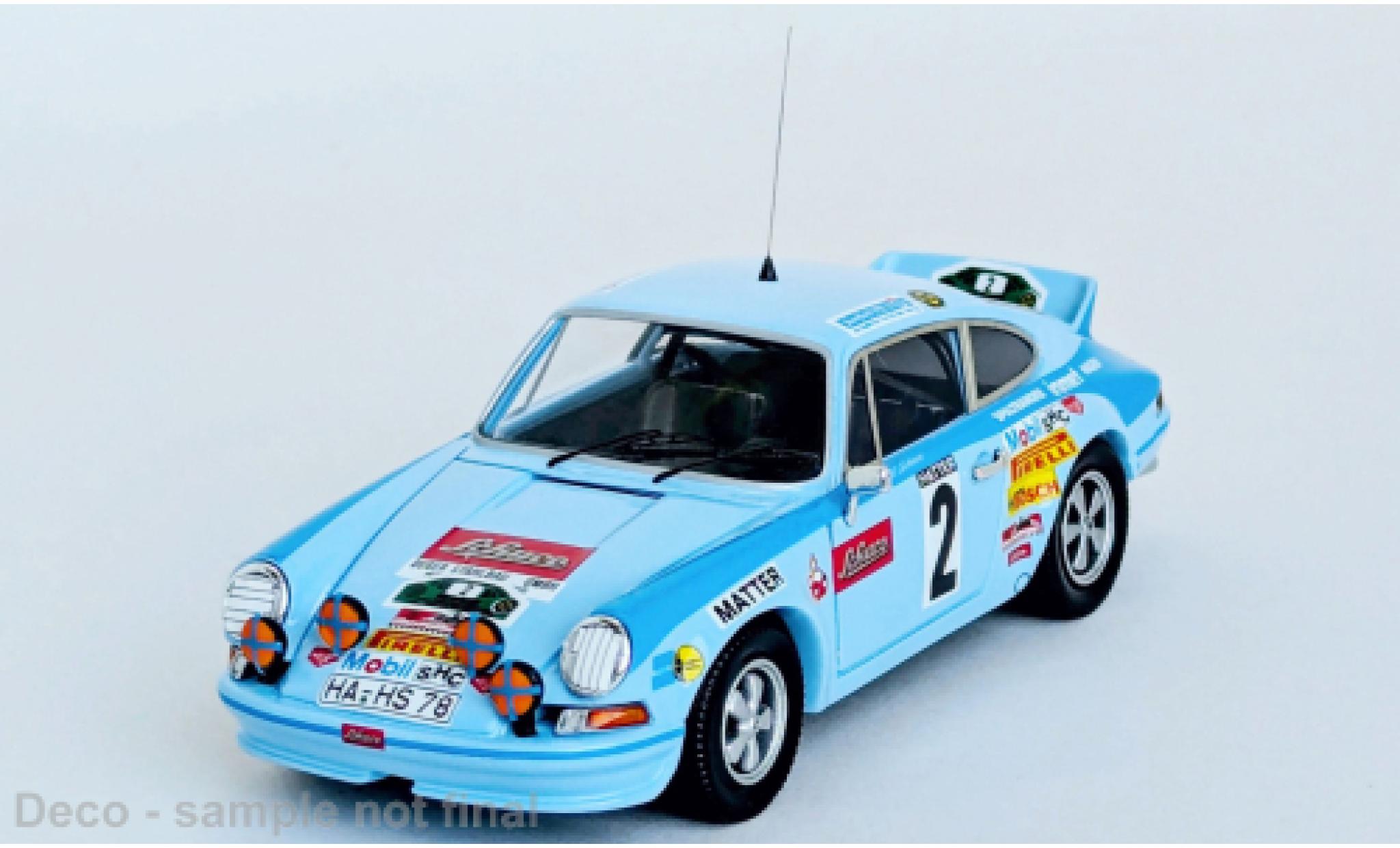 Porsche 930 RS 1/43 Trofeu 911 Carrera Rally Hunsr&uuml;ck 1976 #2 H-W.Schewe 1:43 modelauto