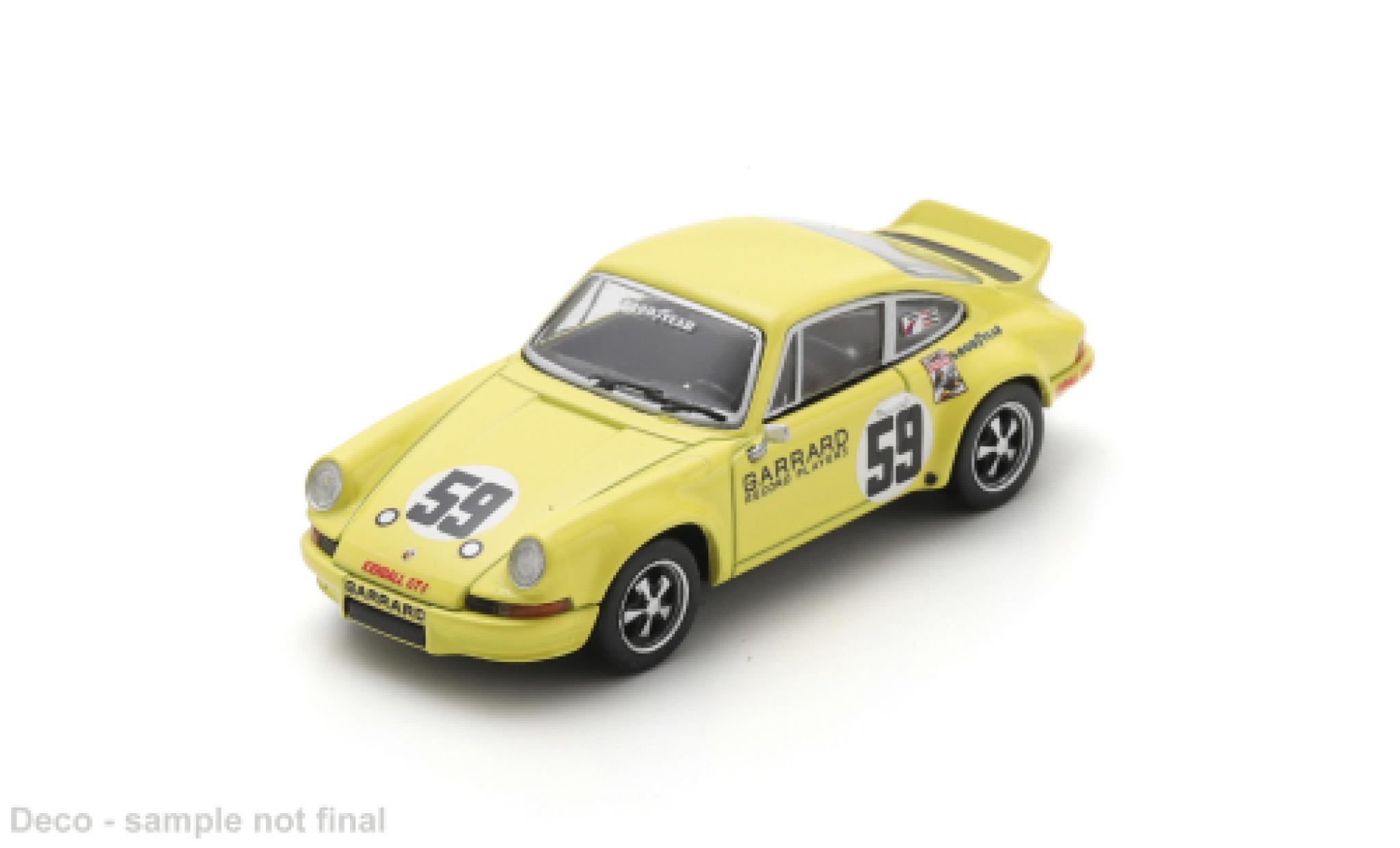 Porsche 911 1/64 Spark Carrera RSR 12h Sebring 1973 #59 P.Gregg/H.Haywood 1:64 modelauto