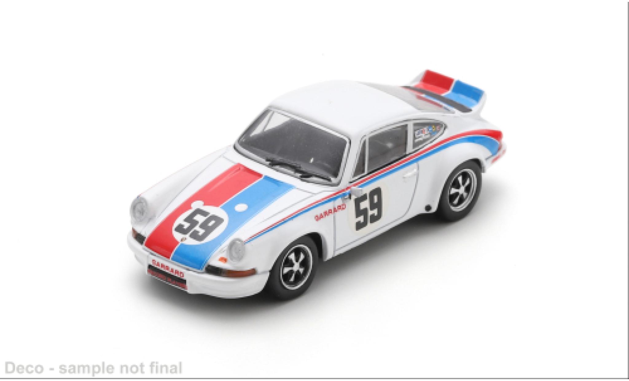 Porsche 911 1/64 Spark Carrera RSR 24h Daytona 1973 #59 P.Gregg/H.Haywood 1:64 modelauto