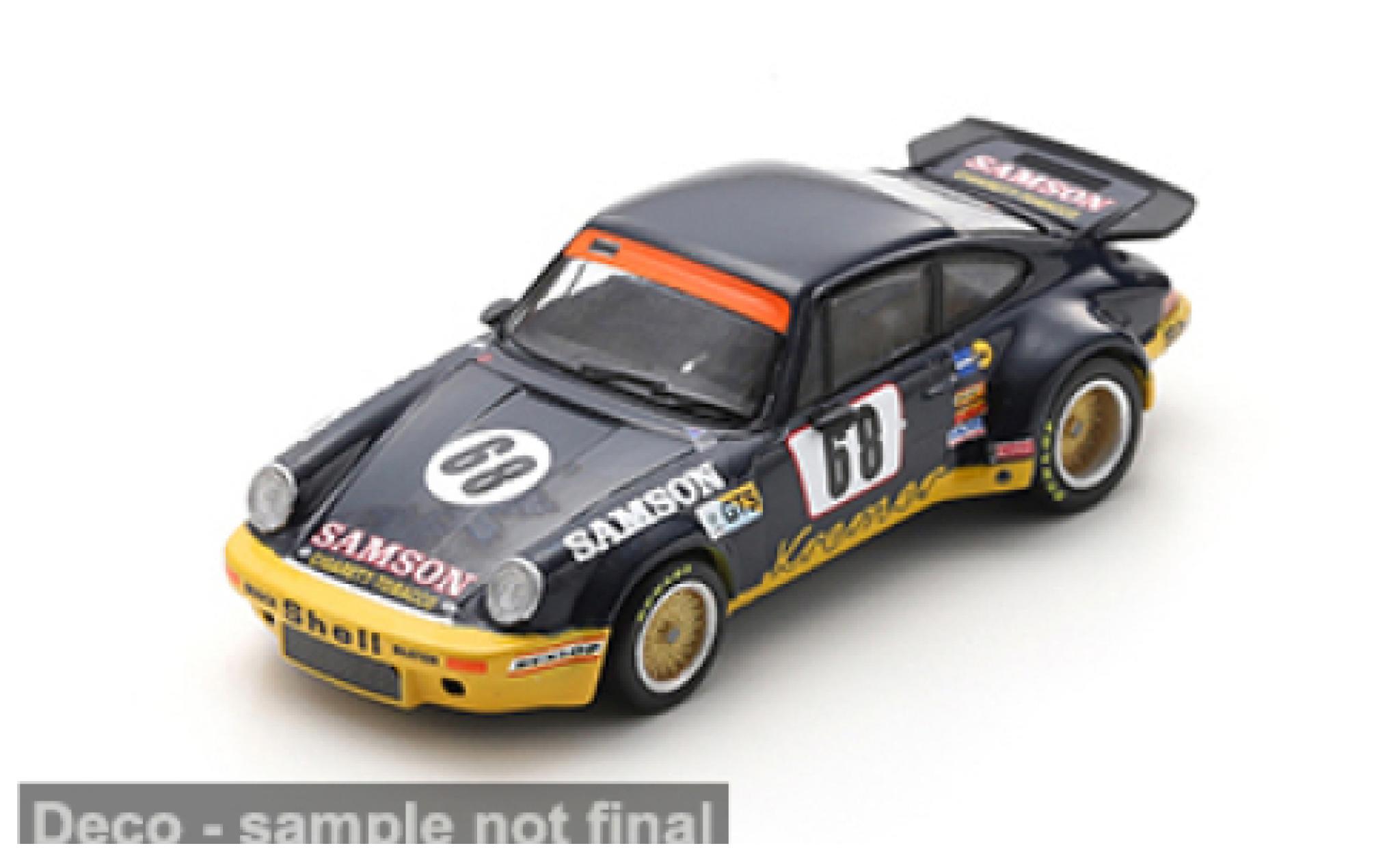 Porsche 930 RSR 1/64 Spark 911 Carrera 3.0 24h Le Mans 1974 #68 H.Heyer/E.Kremer 1:64 modelauto