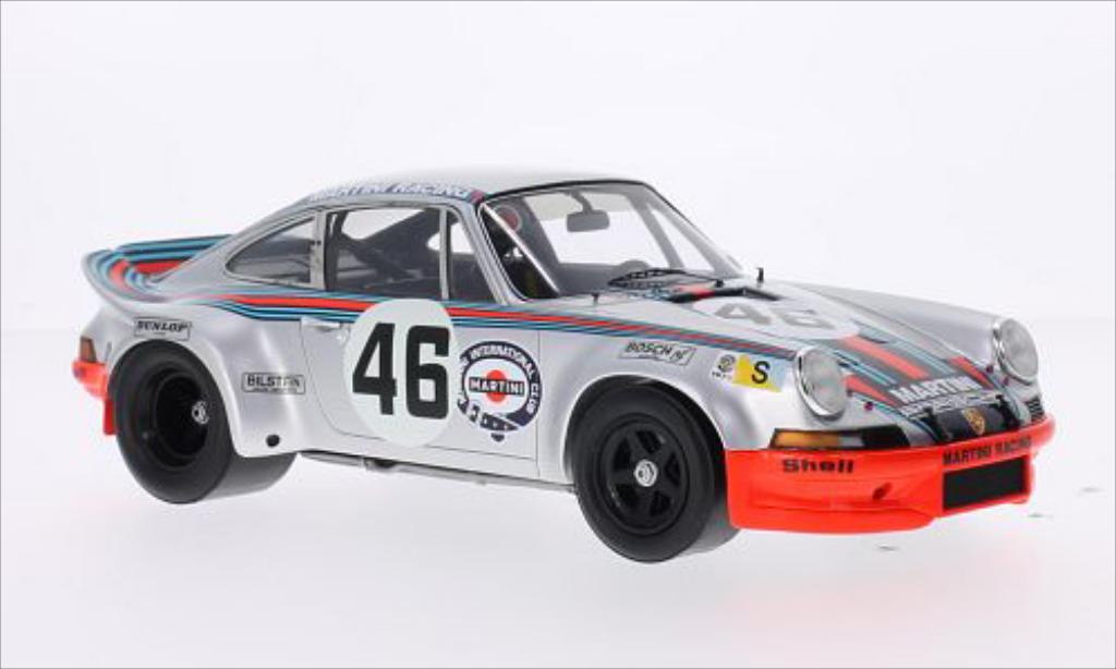 Porsche 911 1/18 Spark Carrera R No.46 Martini Racing Martini 24h Le Mans 1973 modelauto