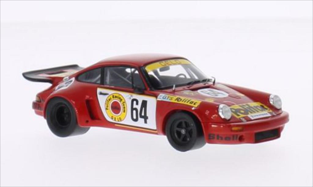 Porsche 930 1/43 Spark Carrera R No.64 Polifac Racing Team Polifac 24h Le Mans 1974 /J.Barth modelauto