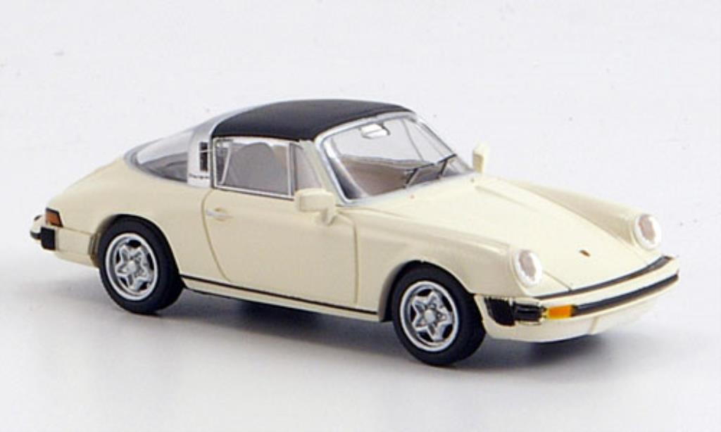 Porsche 911 1/87 Brekina G-Modell Targa wit abnehmbares Dach modelauto