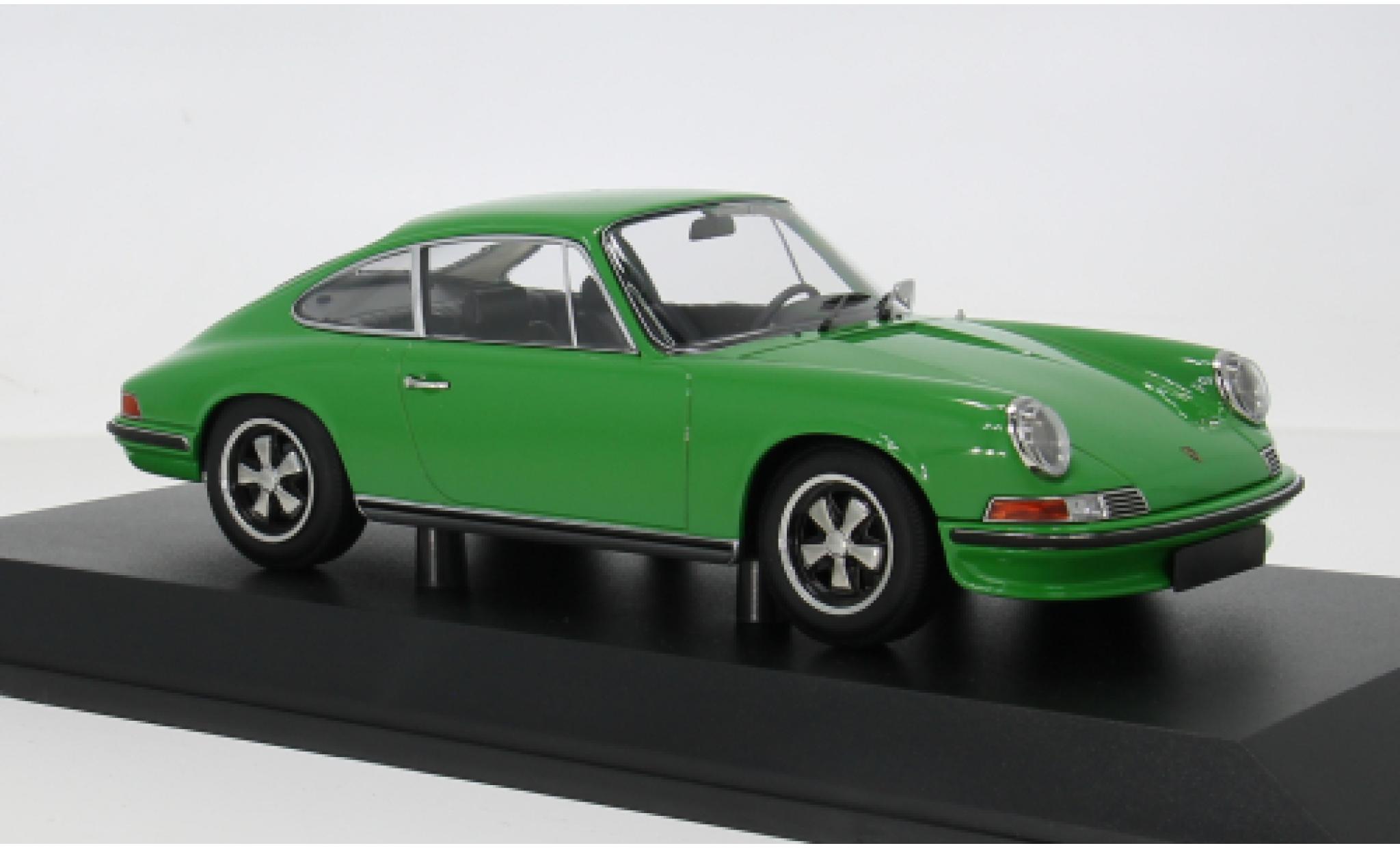 Porsche 911 1/18 Minichamps groen 1972 1:18 modelauto