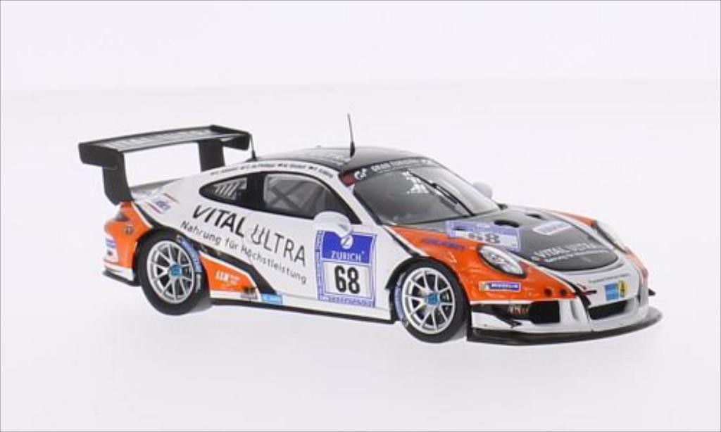 Porsche 991 1/43 Spark GT Cup No.68 Frikadelli Racing Team Vital Ultra 24h Nurburgring 2015 /C.de modelauto