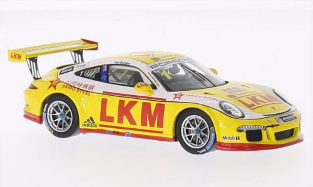Porsche 991 GT3 Cup 1/43 Spark GT3 Cup No.1 LKM PCCA 2014 modelauto