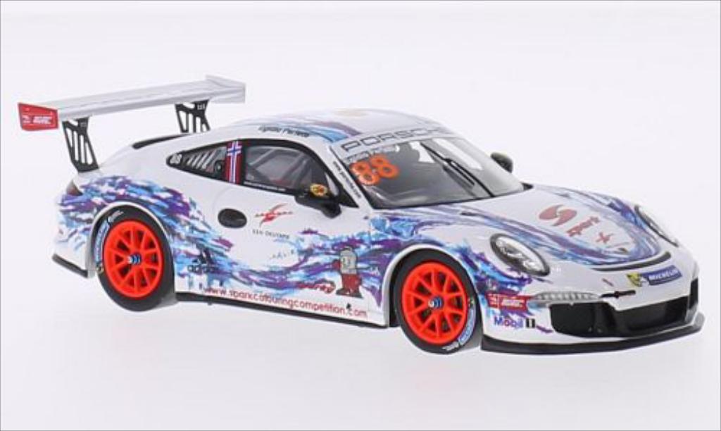 Porsche 991 GT3 Cup 1/43 Spark GT3 Cup No.88 Carrera Cup Asia Sepang 2015 modelauto