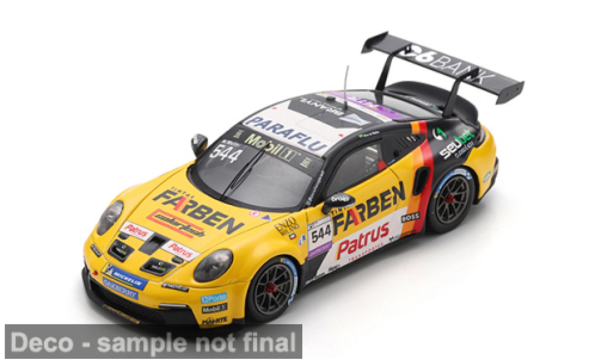 Porsche 911 1/43 Spark GT3 Carrera Cup Brazil 2024 #544 M.M&uuml;ller 1:43 modelauto