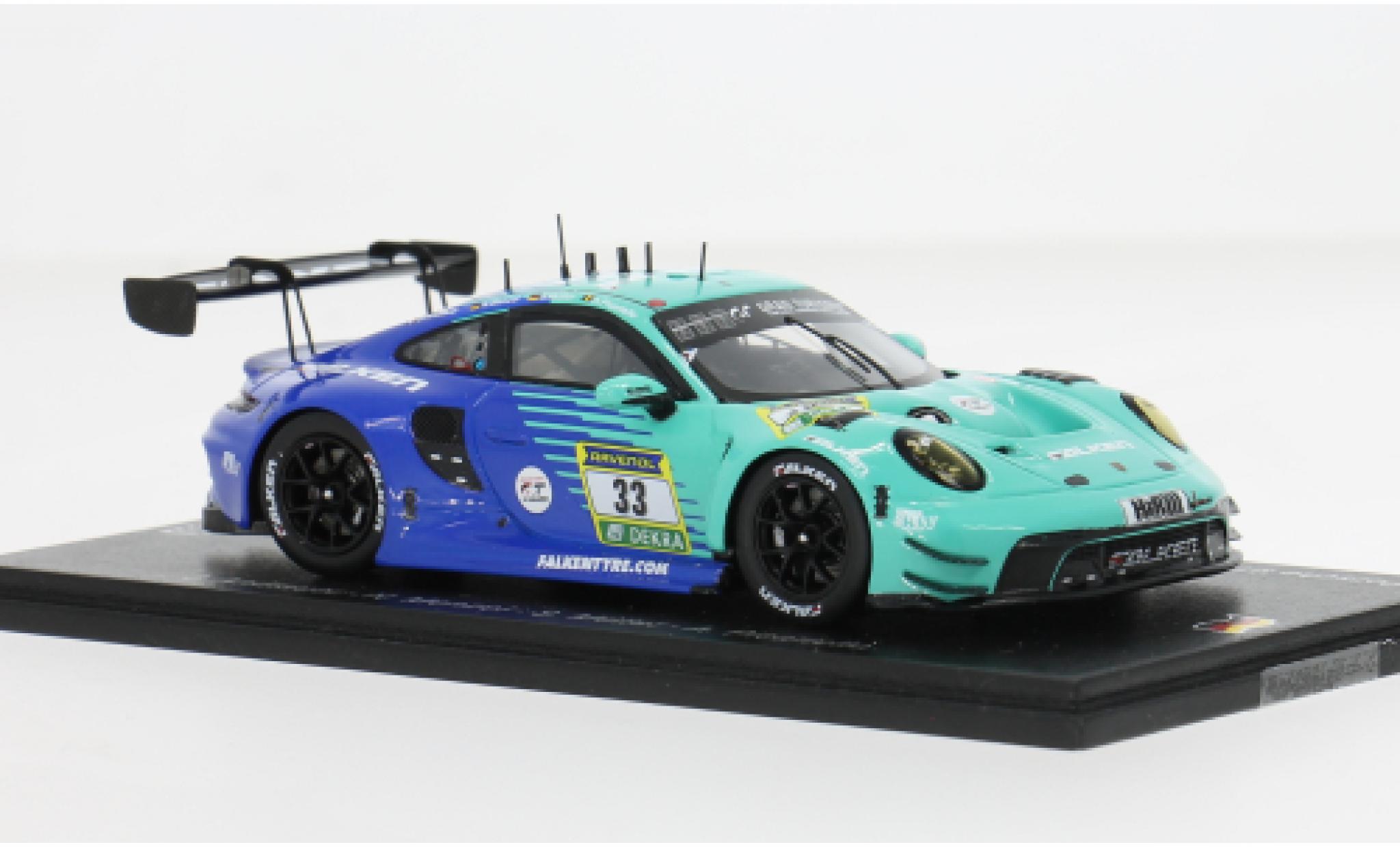 Porsche 992 GT3 R 1/43 Spark 911  24h N&uuml;rburgring 2025 Falken Motorsports #33 J.Andlauer/N.Menzel 1:43 modelauto