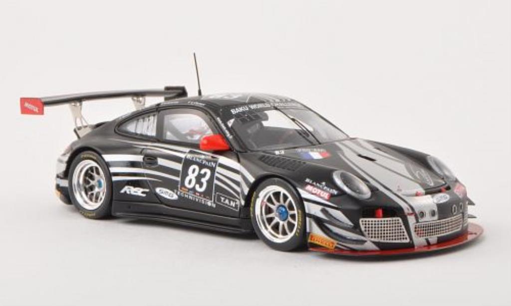 Porsche 997 GT3 1/43 Spark GT3 R No.83 Team SMG 24h Spa 2013 /R.Renauer modelauto