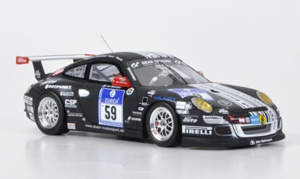 Porsche 997 GT3 1/43 Minichamps GT3 R Dorr Motorsport No.59 24h Nurburgring 2011 /Mapelli modelauto