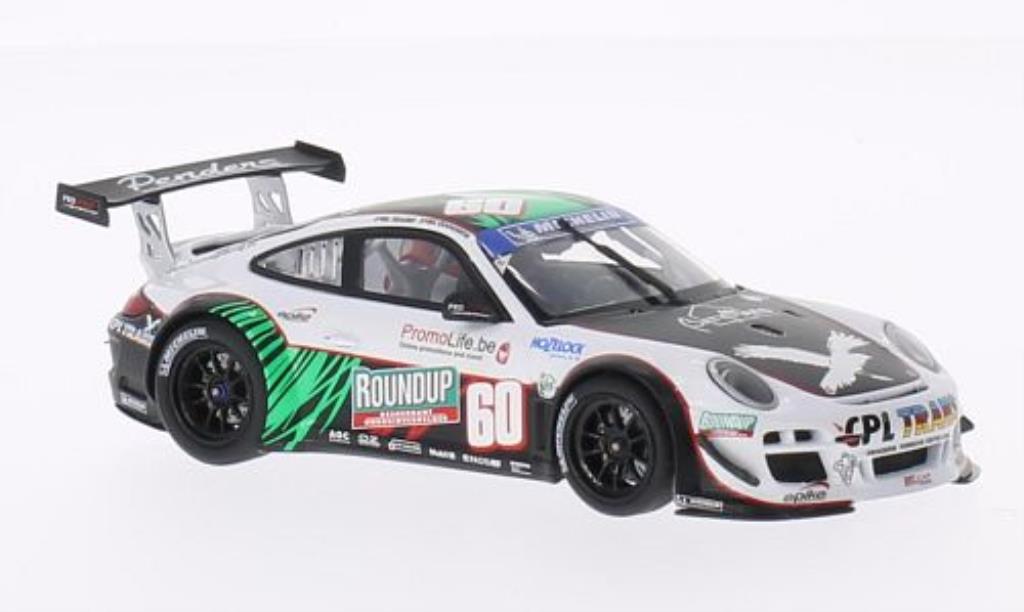 Porsche 997 GT3 1/43 Minichamps GT3 R No. 60 Prospeed Competition Belcar 2011 /Soulet modelauto