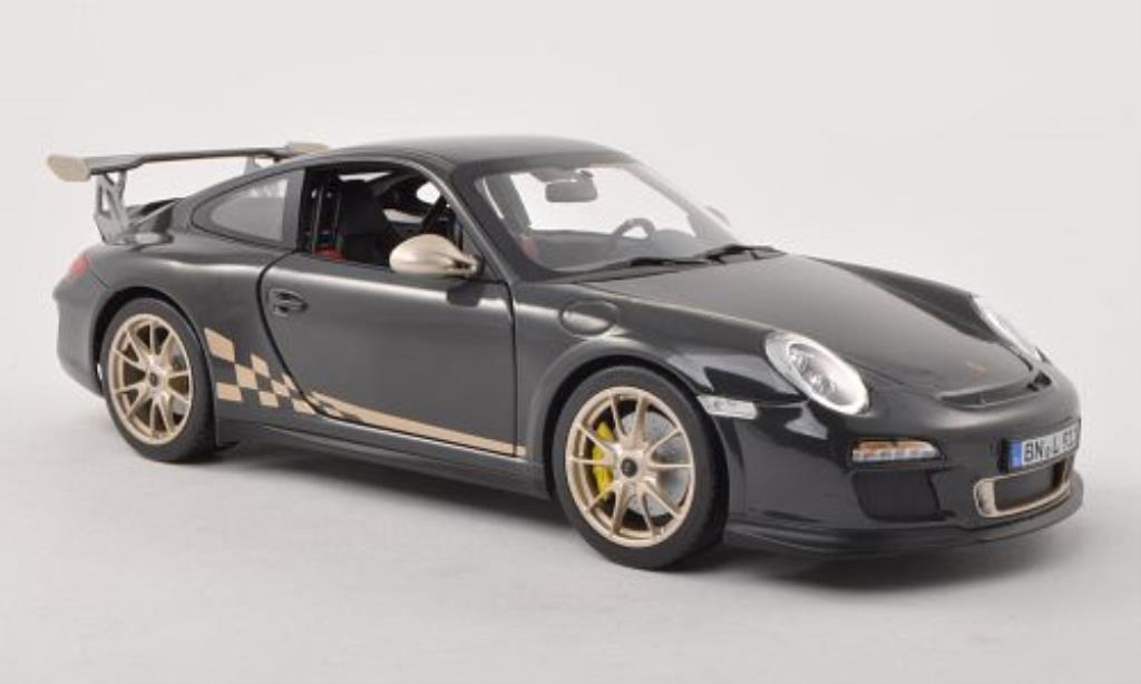 Porsche 997 GT3 1/18 Norev GT3 grijs/platin 2010 modelauto