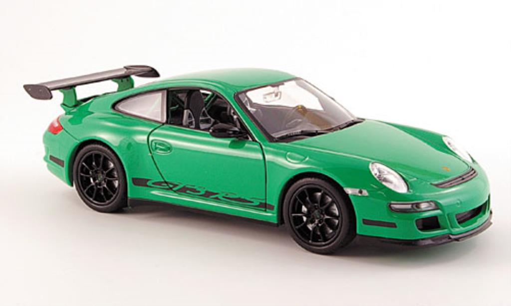 Porsche 997 GT3 1/24 Welly GT3 grun modelauto