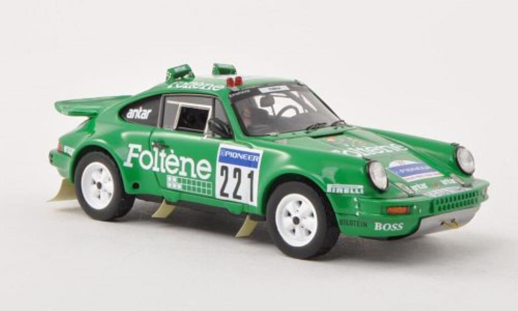 Porsche 930 1/43 Spark No.221 Foltene Racing Team Rally Dakar 1988 modelauto