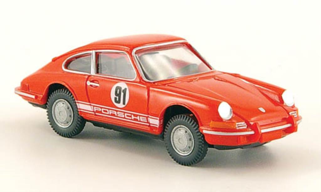 Porsche 911 1/87 Wiking No.91 Renndienst modelauto