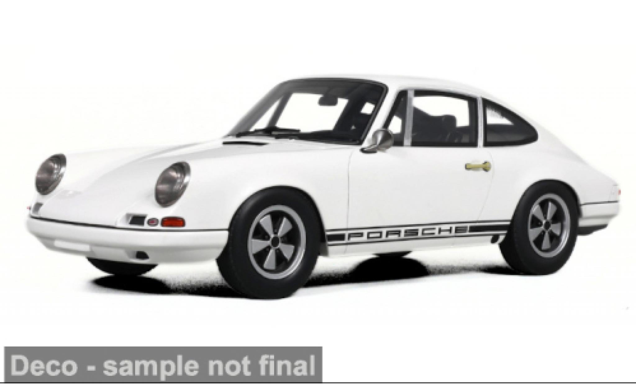 Porsche 911 1/18 GT Spirit R wit/zwart 1967 1:18 modelauto