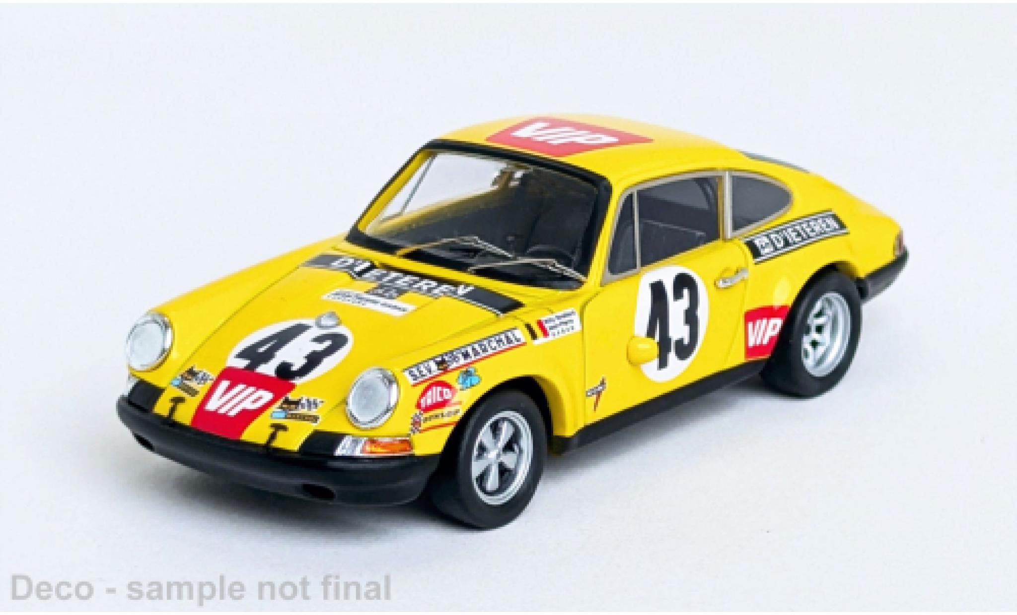 Porsche 911 1/43 Trofeu S 24h Le Mans 1970 #43 J-P.Gaban/W.Braillard 1:43 modelauto