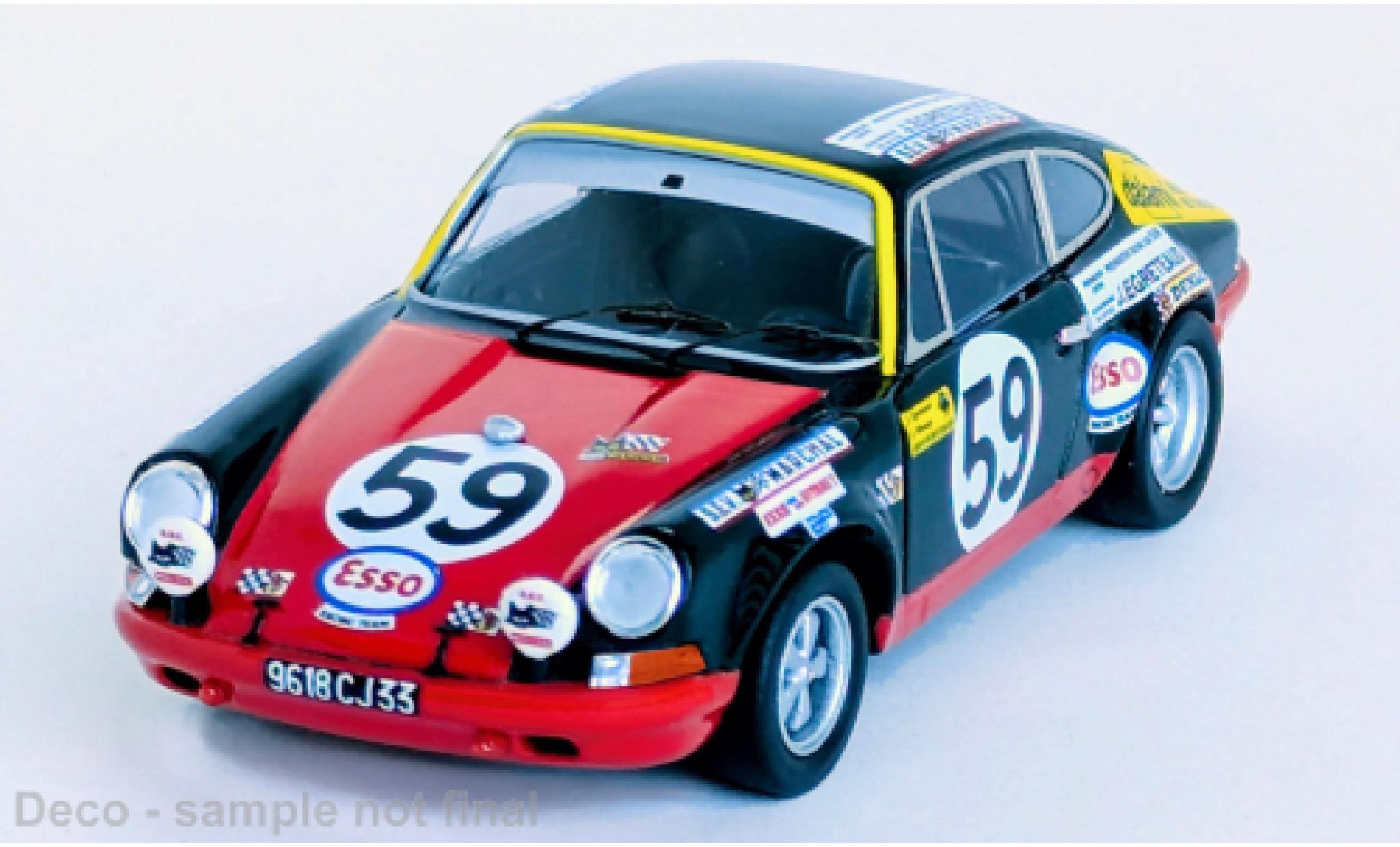 Porsche 911 1/43 Trofeu S 24h Le Mans 1970 #59 J.Egreteaud/J.Mesange 1:43 modelauto